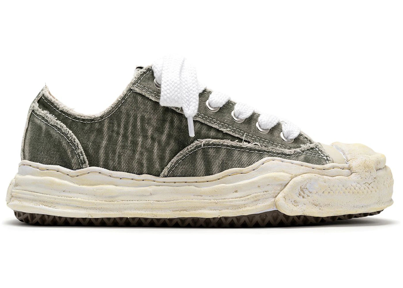 Maison Mihara Yasuhiro Hank OG Semelle Toile Jean Délavé Gris