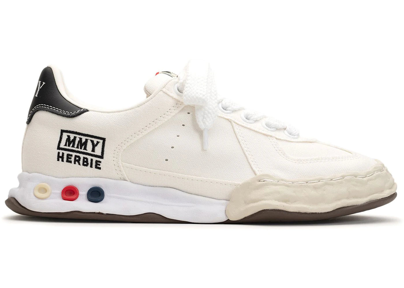 Maison Mihara Yasuhiro Herbie OG Sole Canvas Low Blanc