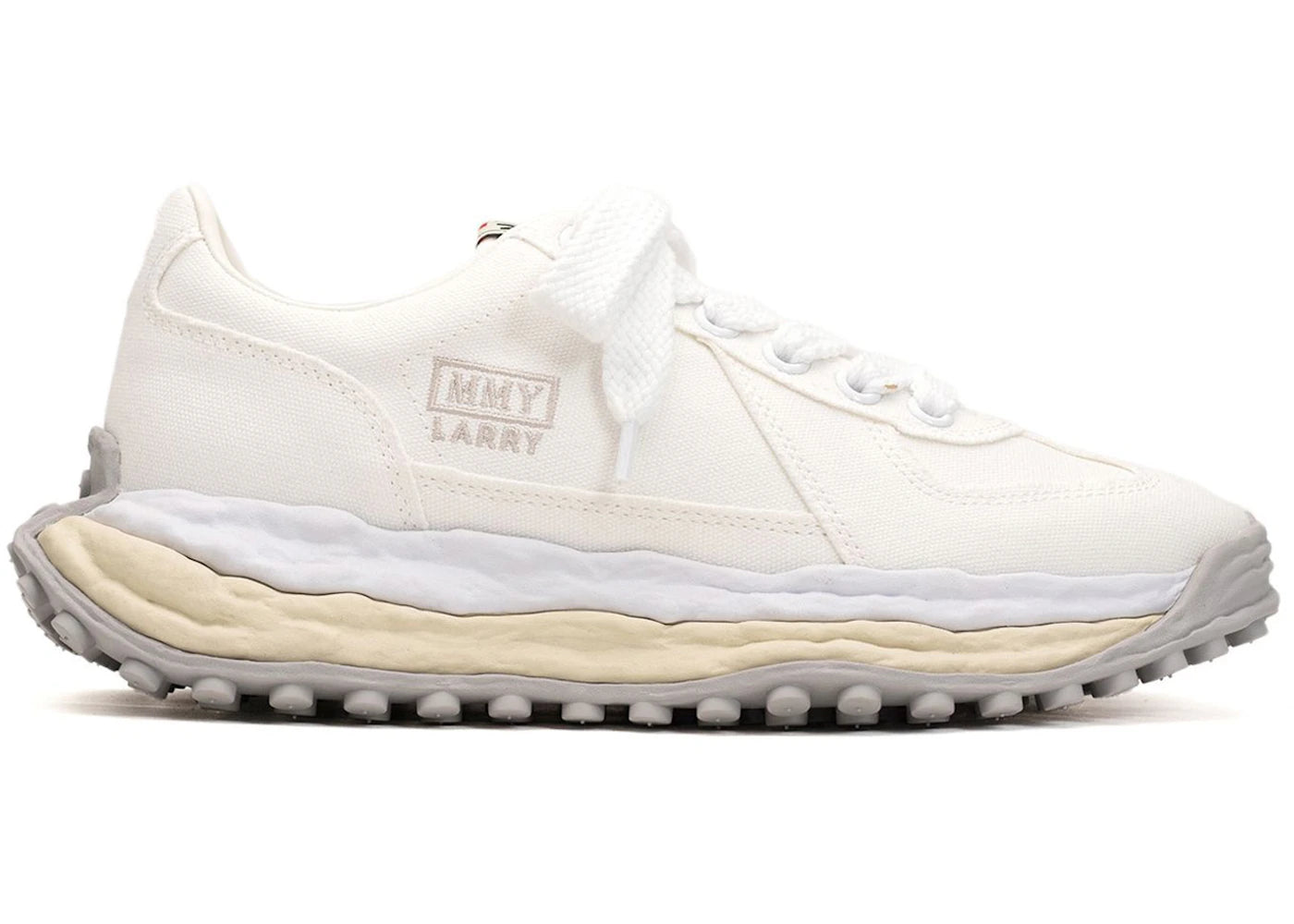 Maison Mihara Yasuhiro Larry OG Sole Toile Basse Blanc