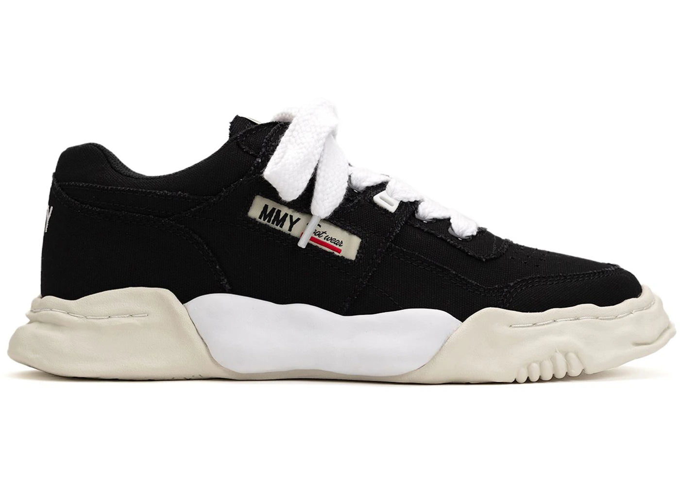 Maison Mihara Yasuhiro Parker OG Sole Canvas Low Black White
