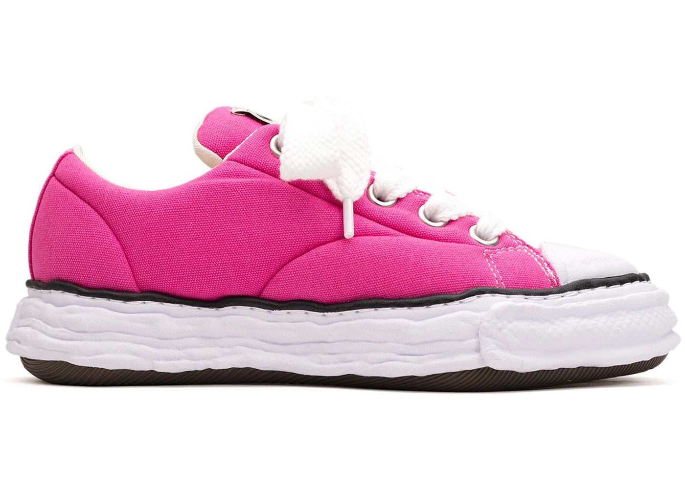 Maison Mihara Yasuhiro Peterson 23 OG Sohle gepolstertes Canvas Low Pink