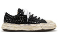 Maison Mihara Yasuhiro Peterson 23 OG Sole Studded Canvas Low Schwarz Weiß