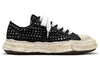 Maison Mihara Yasuhiro Peterson 23 OG Sole Studded Canvas Low Schwarz Weiß
