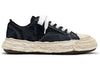 Maison Mihara Yasuhiro Peterson 23 OG Sole Vintage Effect Embroidered Canvas Low Noir Blanc