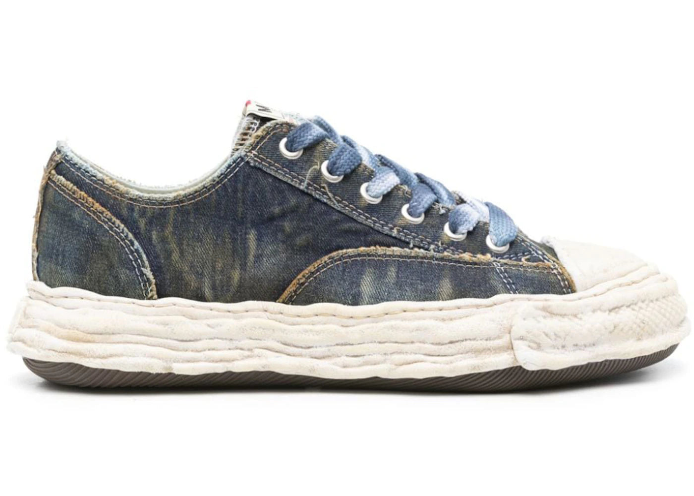Blau gewaschener Jeansstoff von Maison Mihara Yasuhiro Peterson