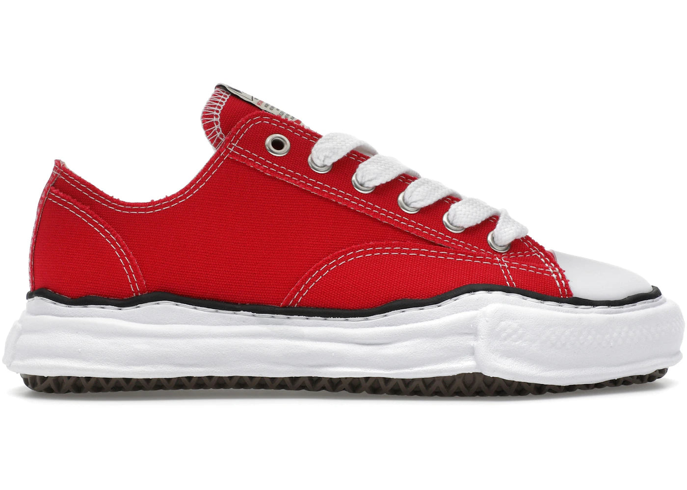 Maison Mihara Yasuhiro Peterson OG Sole Toile Basse Rouge