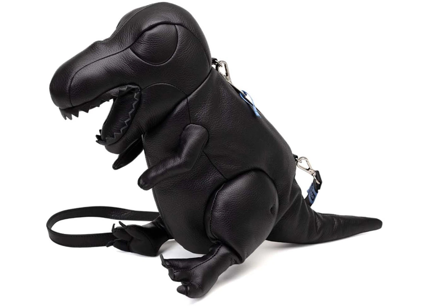 Maison Mihara Yasuhiro T-rex Leather Shoulder Bag Black/White