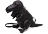 Maison Mihara Yasuhiro T-Rex Leder-Schultertasche Schwarz/Weiß