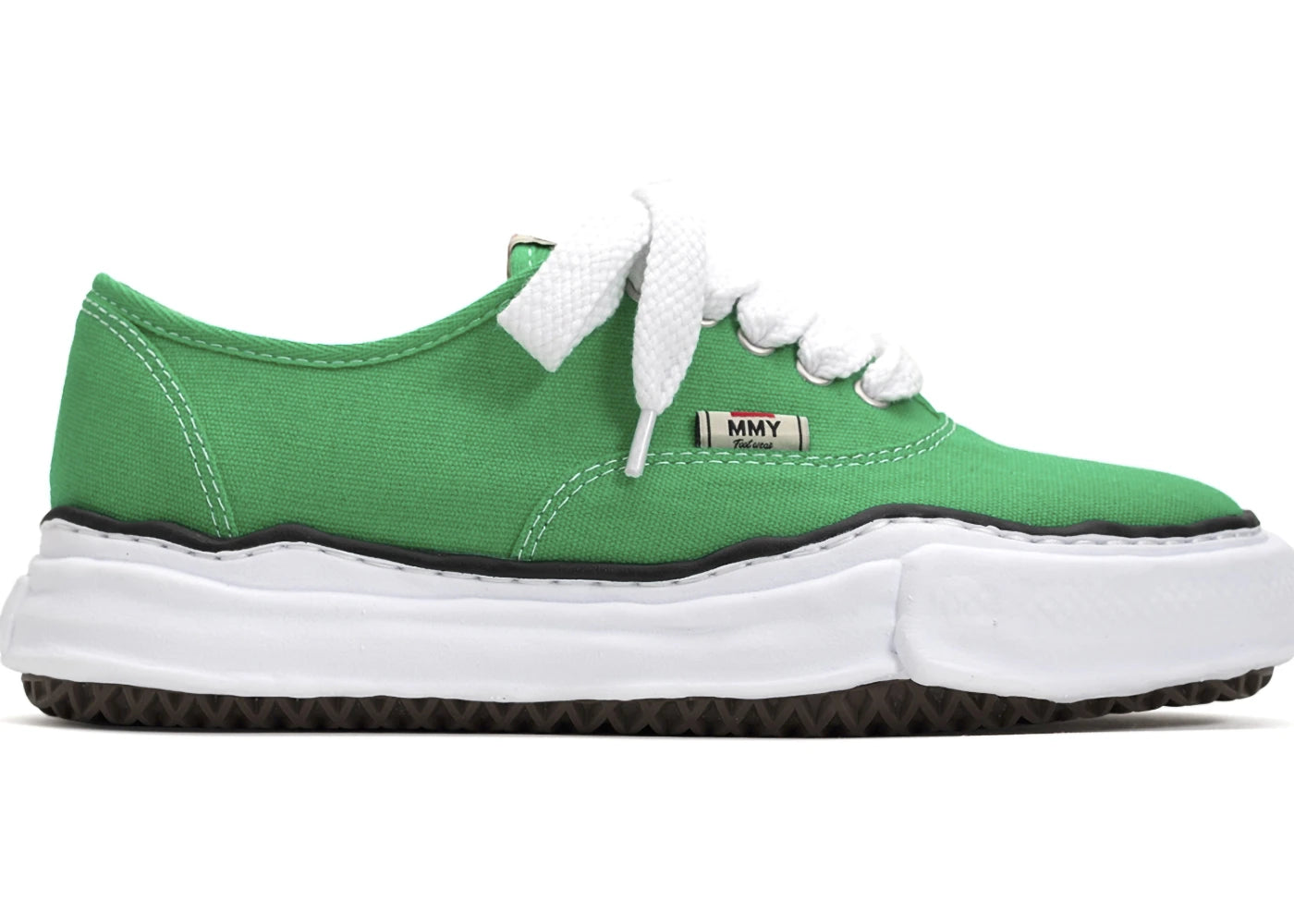 Maison Mihara Yasuhiro Baker OG Sole Canvas Low Grün