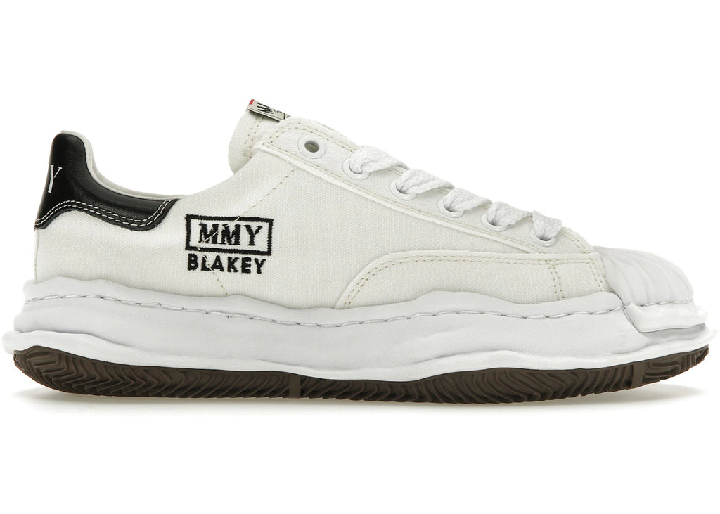 Maison Mihara Yasuhiro Blakey OG Sole Canvas Low Weiß Schwarz
