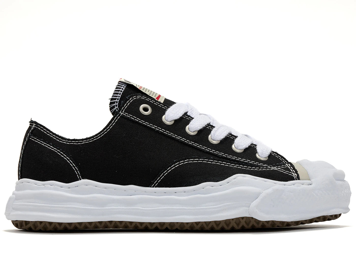 Maison Mihara Yasuhiro Hank OG Sole Suede Low Noir Blanc