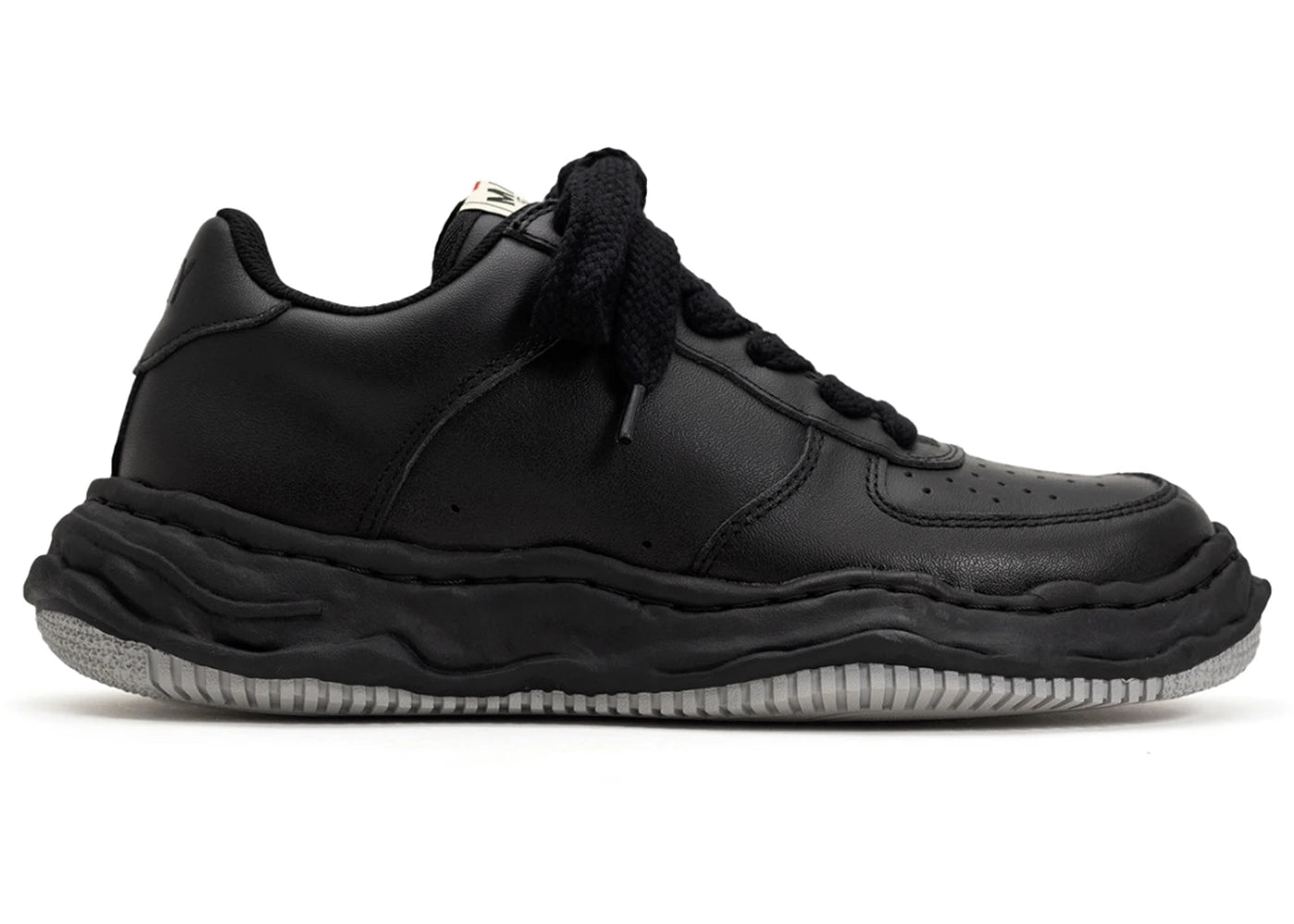 Maison Mihara Yasuhiro Wayne OG Sole Low Schwarz Schwarz