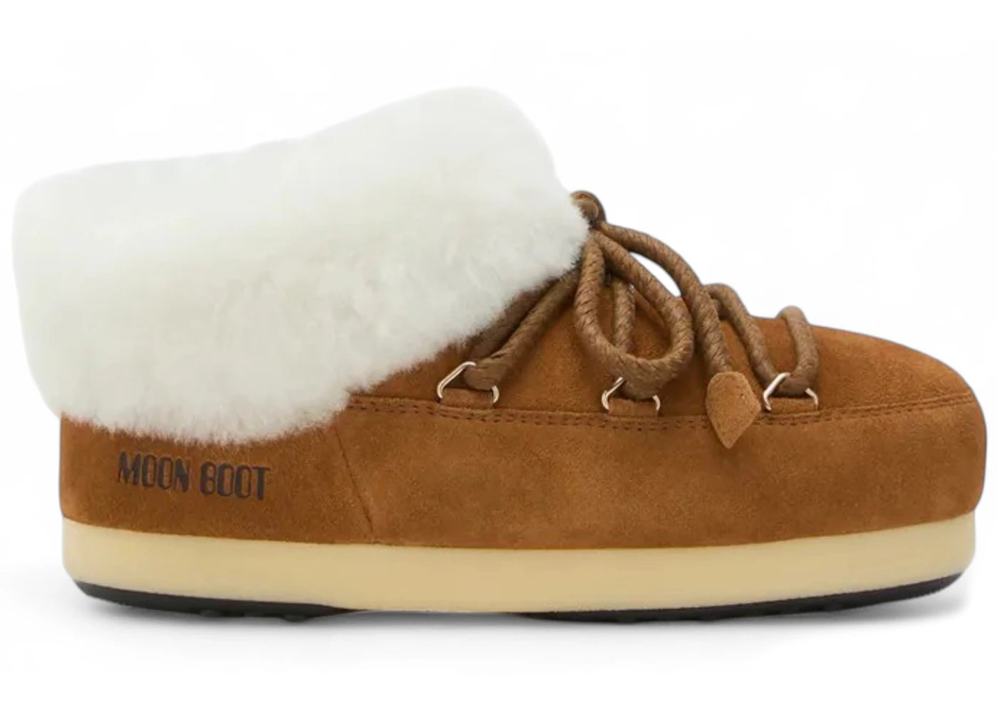 Moon Boot Evx Mule Daim Cognac Naturel