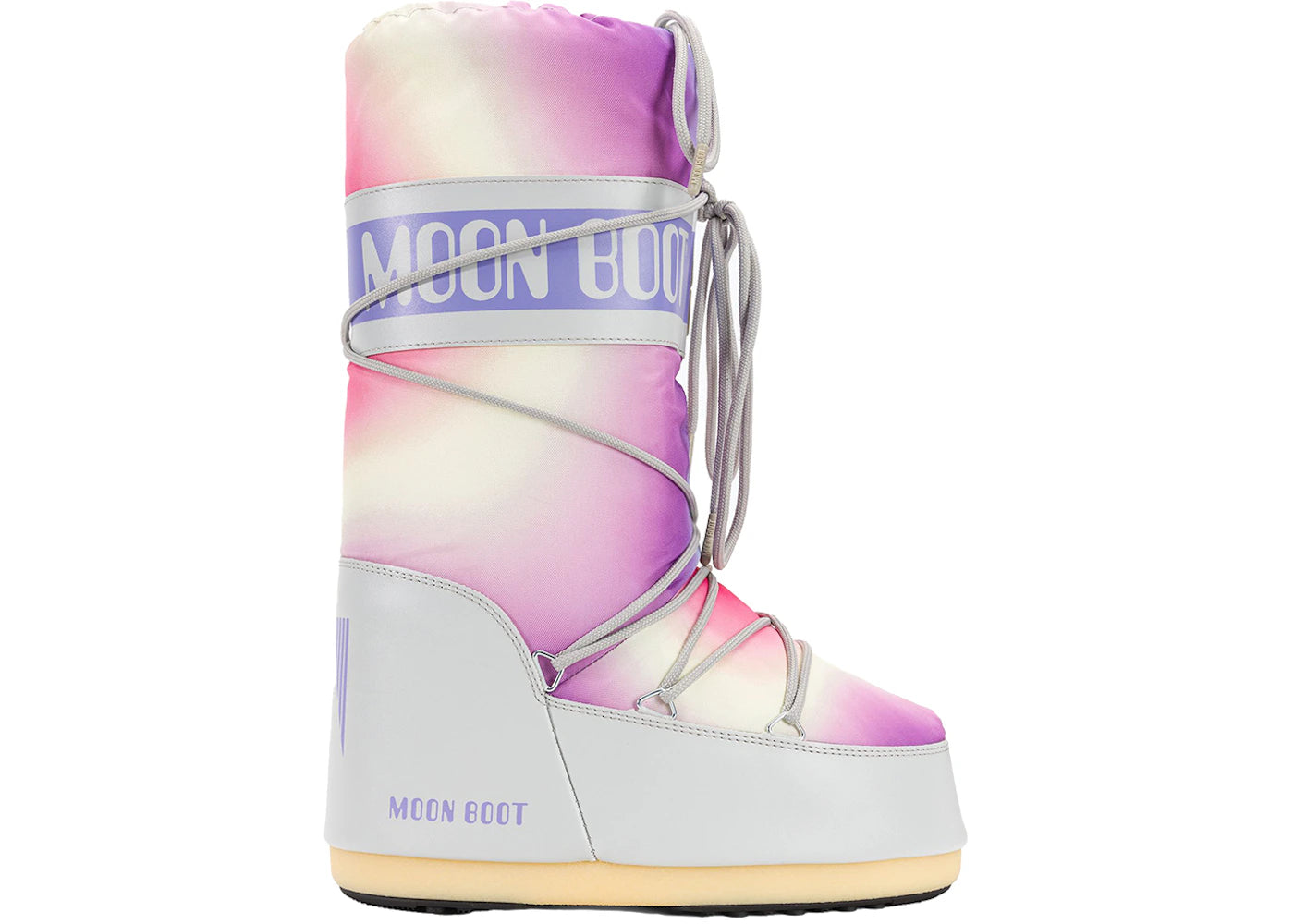 Moon Boot Icon Boot Tie Dye Glacier Grey