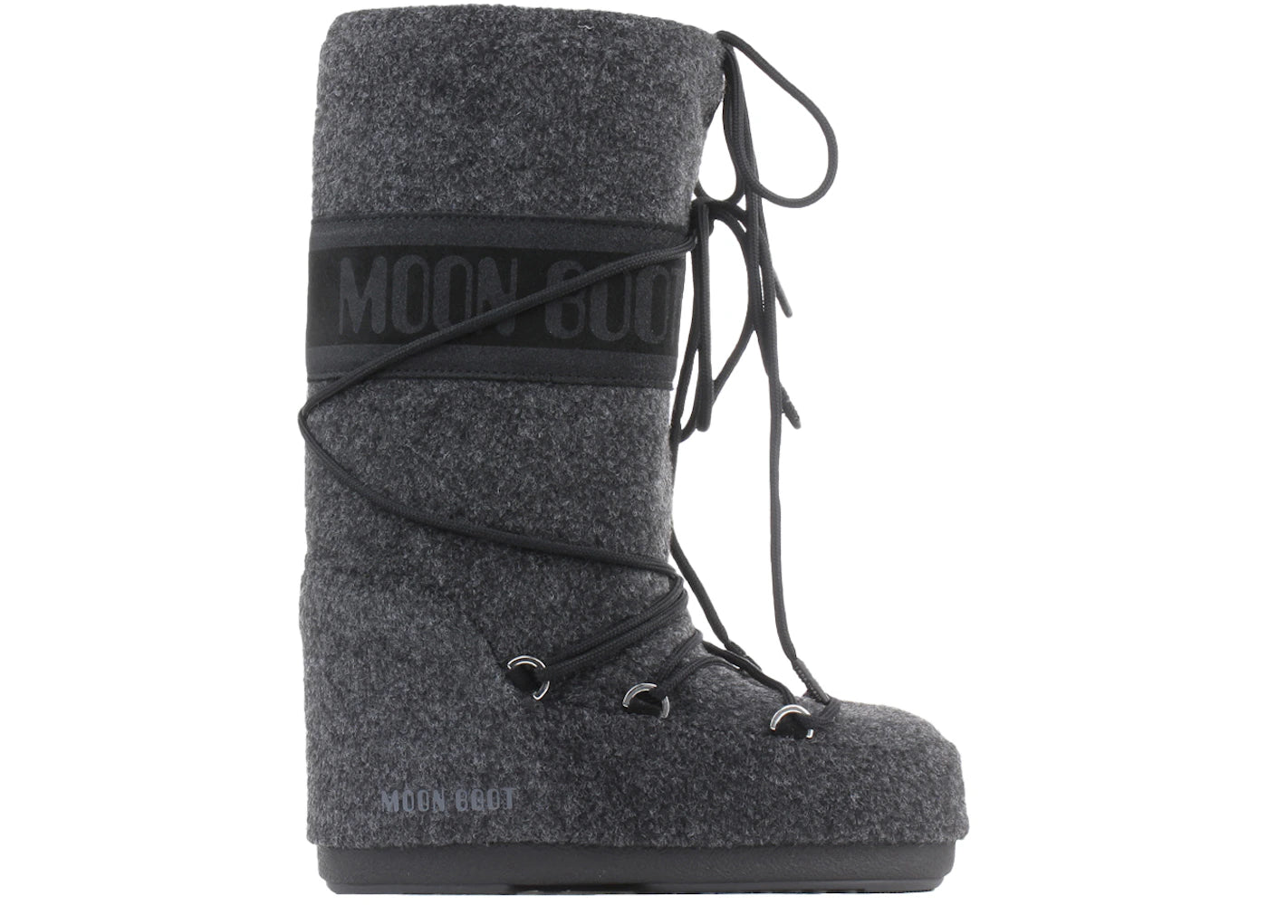 Moon Boot Icon Felt Boot Grey