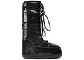 Moon Boot Icon Glitzerstiefel Schwarz