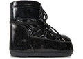Moon Boot Icon Glitter Niedriger Stiefel Schwarz