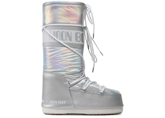 Moon Boot Icon Met Boot Silver