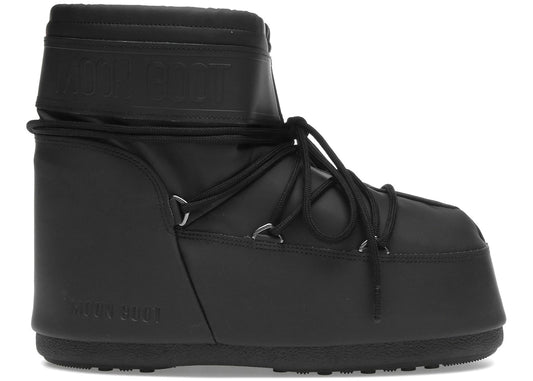 Moon Boot Icon Rubber Low Boot Black