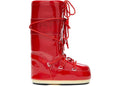 Moon Boot Icon Vinyl Boot Metallic Red
