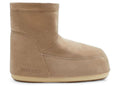 Moon Boot Bottes en Daim Sans Lacets Cognac