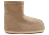Moon Boot Bottes en Daim Sans Lacets Cognac