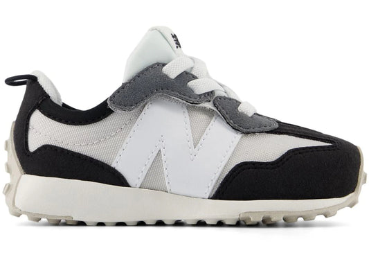 New Balance 327 Hook and Loop Grey Matter White Black