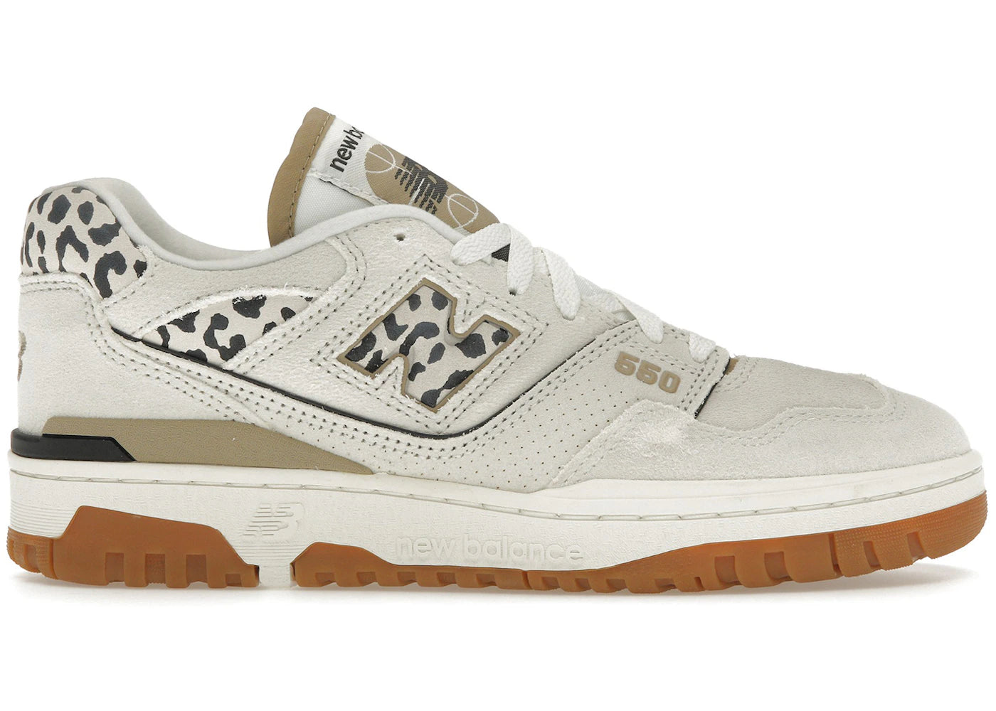 New Balance 550 Leopard Sea Salt