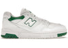 New Balance 550 White Classic Green