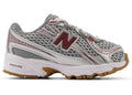 New Balance 740 Lacets Élastiques Argent Métallisé Monarque Bourgogne