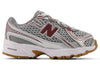 New Balance 740 Lacets Élastiques Argent Métallisé Monarque Bourgogne