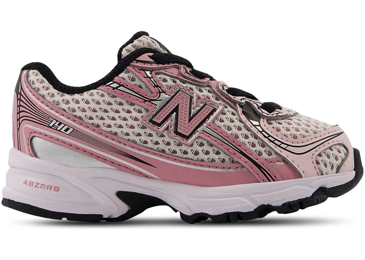 New Balance 740 Bungee Lace Washed Burgundy Pink Taffy