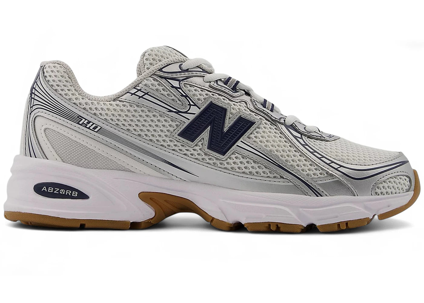 New Balance 740 NB Bleu Marine Gris Réfléchissant