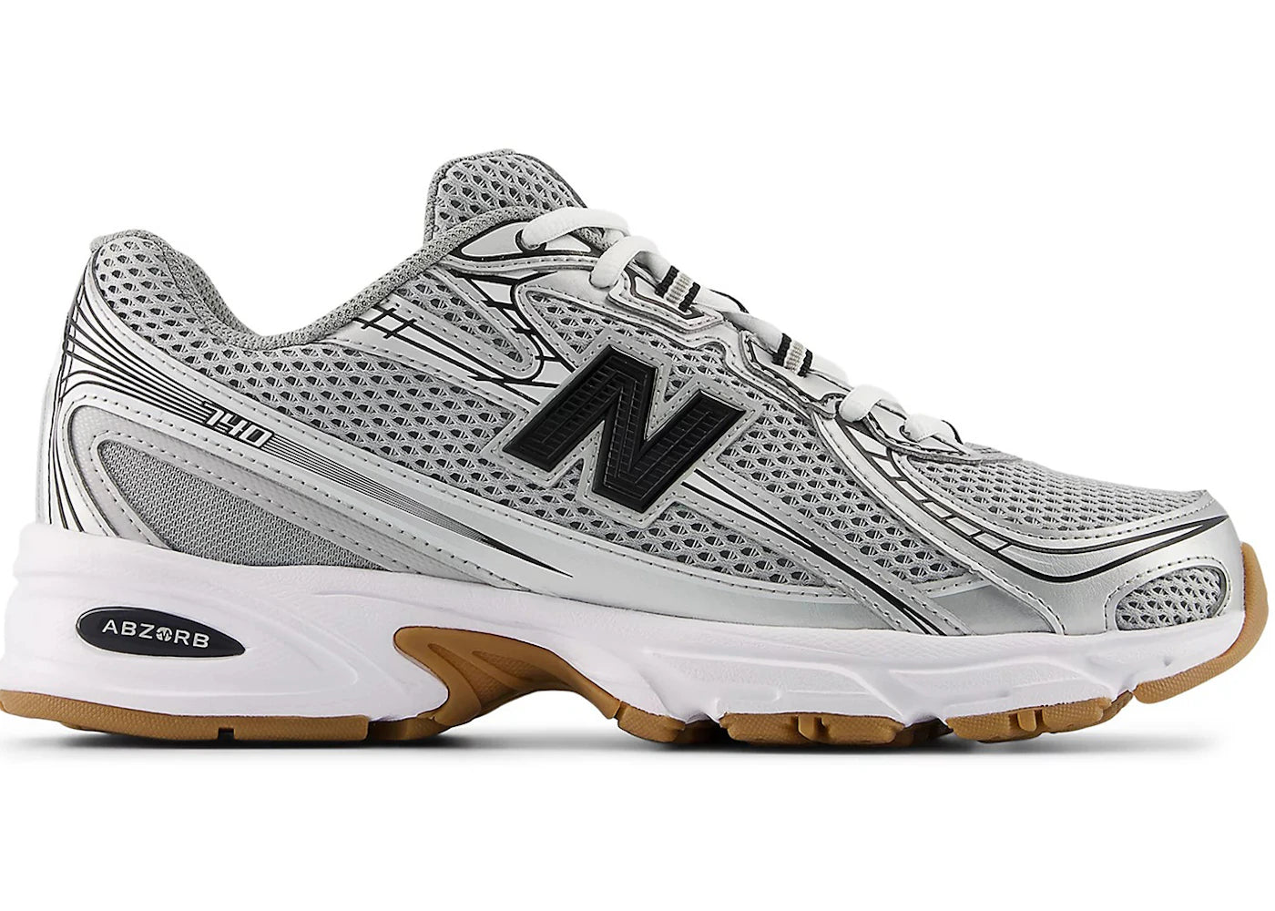 New Balance 740 Gris Ardoise Verre Givré Blanc Gomme