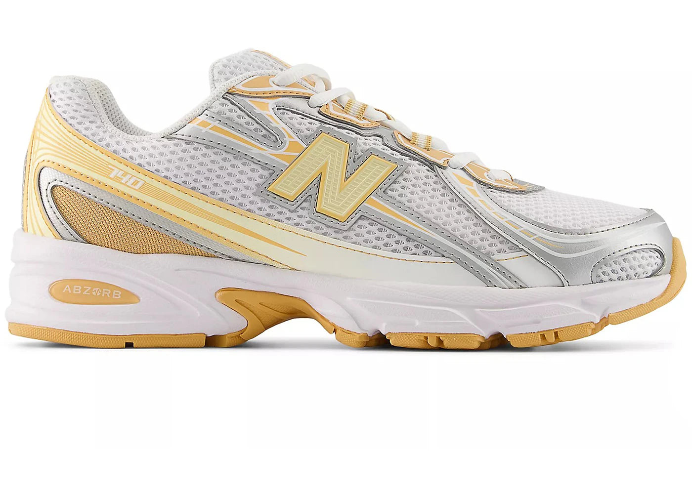 New Balance 740 Blanc Court Intérieur Frêne Bois