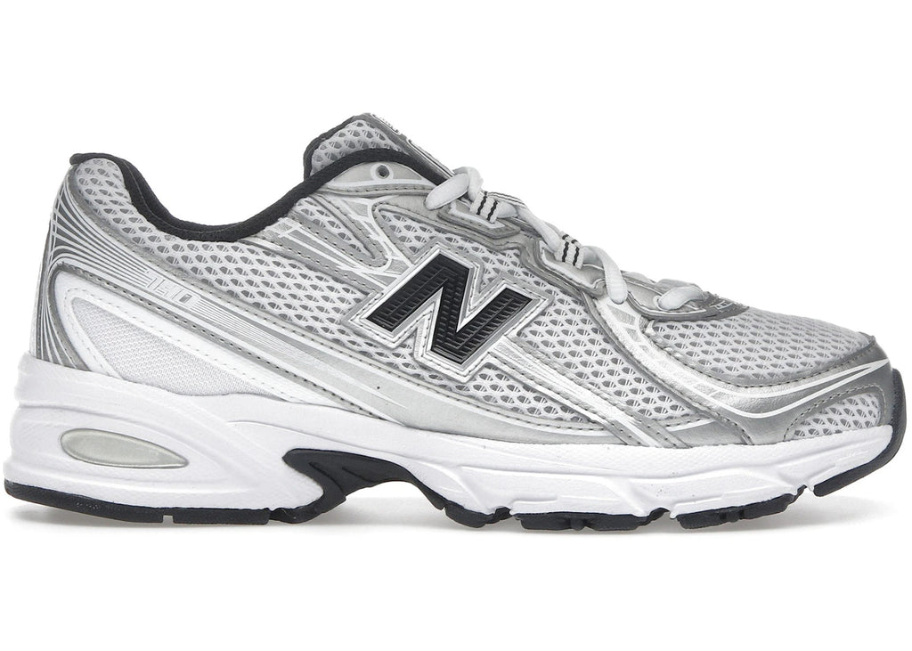 New Balance 740 Blanc Argent Métallisé Marine