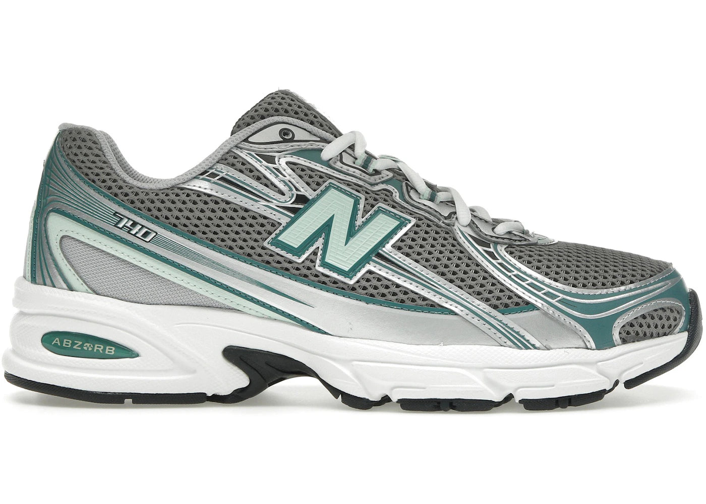 New Balance 740v2 Argent métallique Épinette nouvelle
