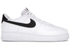 Nike Air Force 1 Low '07 Blanc Noir Cuir grainé