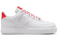 Nike Air Force 1 Low '07 Weiß Rosa Schaumstoff Metallic Silber Hellkarmesinrot