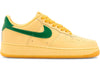 Nike Air Force 1 Low Lackleder Topaz Gold Pine Green
