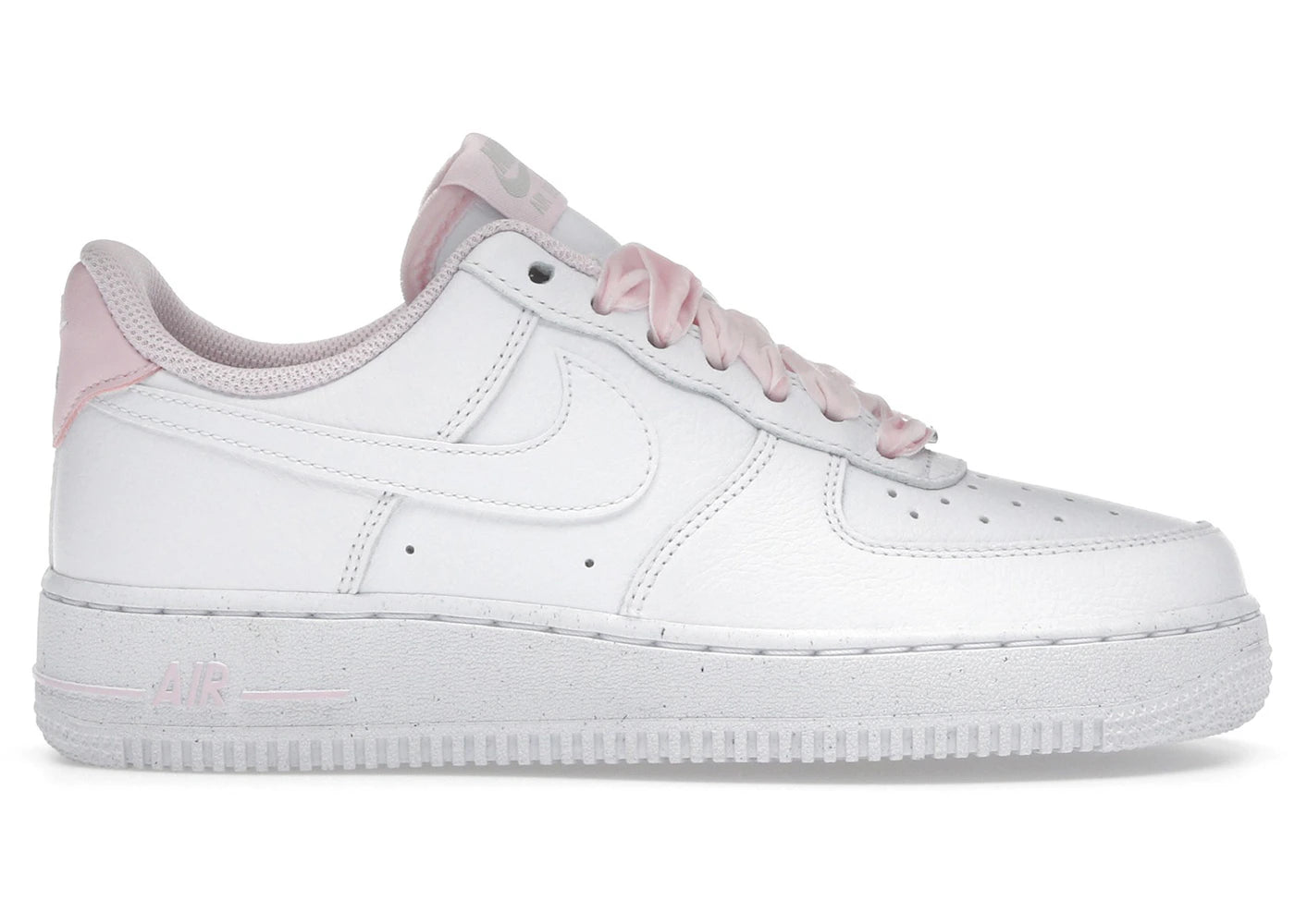 Nike Air Force 1 Low Vintage Pink Foam Velvet Laces