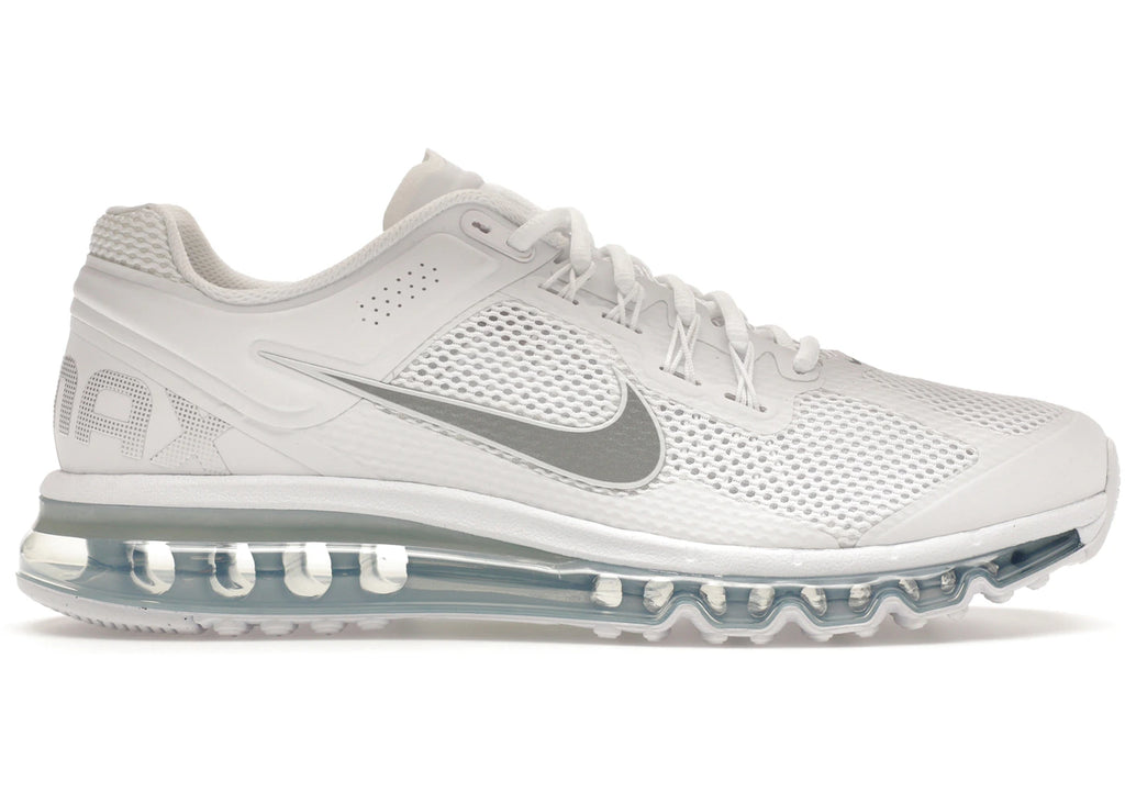 Nike Air Max 2013 White Metallic Slver