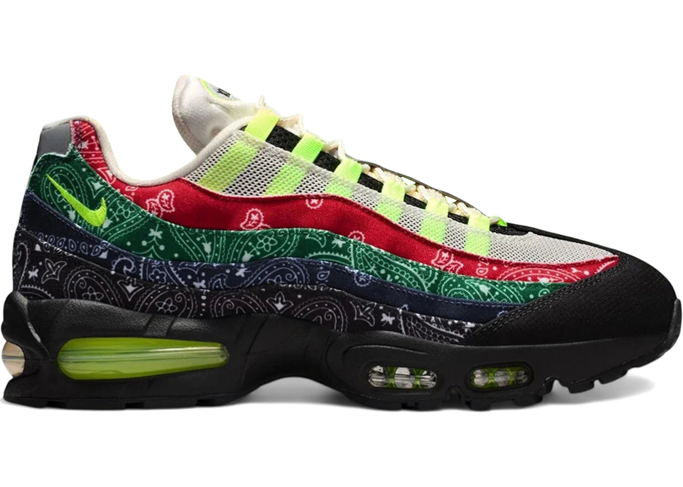 Nike Air Max 95 OG Big Bubble Neon Paisley Bandana