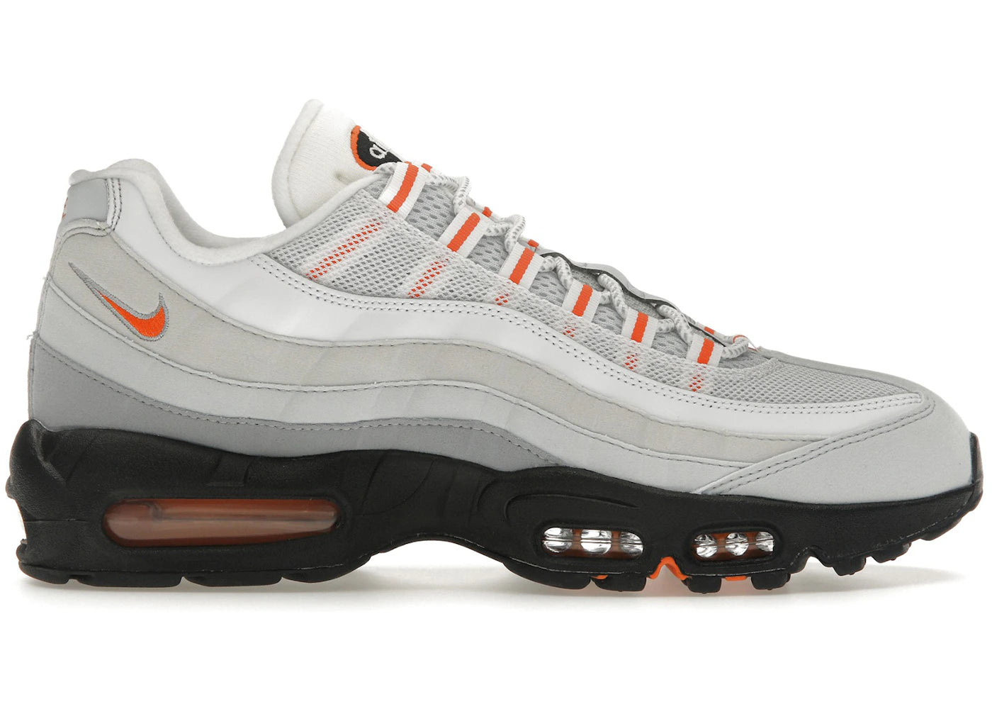 Nike Air Max 95 Wolf Grey Safety Orange Pure Platinum