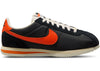 Nike Cortez TXT Noir Voile Orange Sécurité
