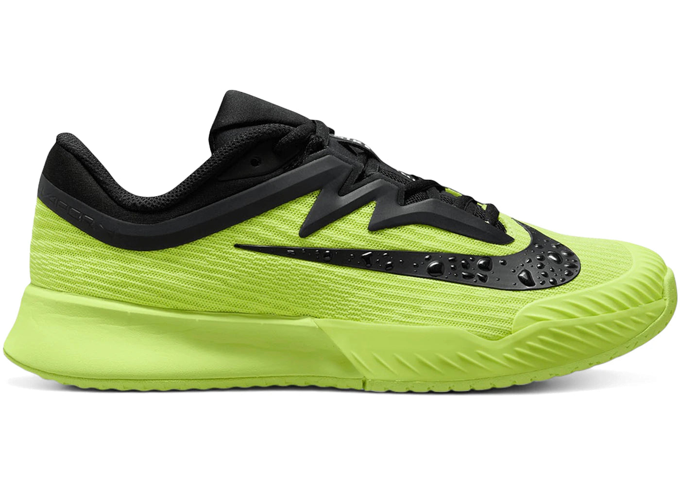 Nike Court Air Zoom Vapor Pro 3 HC Light Lemon Twist Schwarz