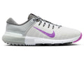 Nike Free Golf Next Nature Weiß Eisengrau Hellrauchgrau Leuchtendes Lila