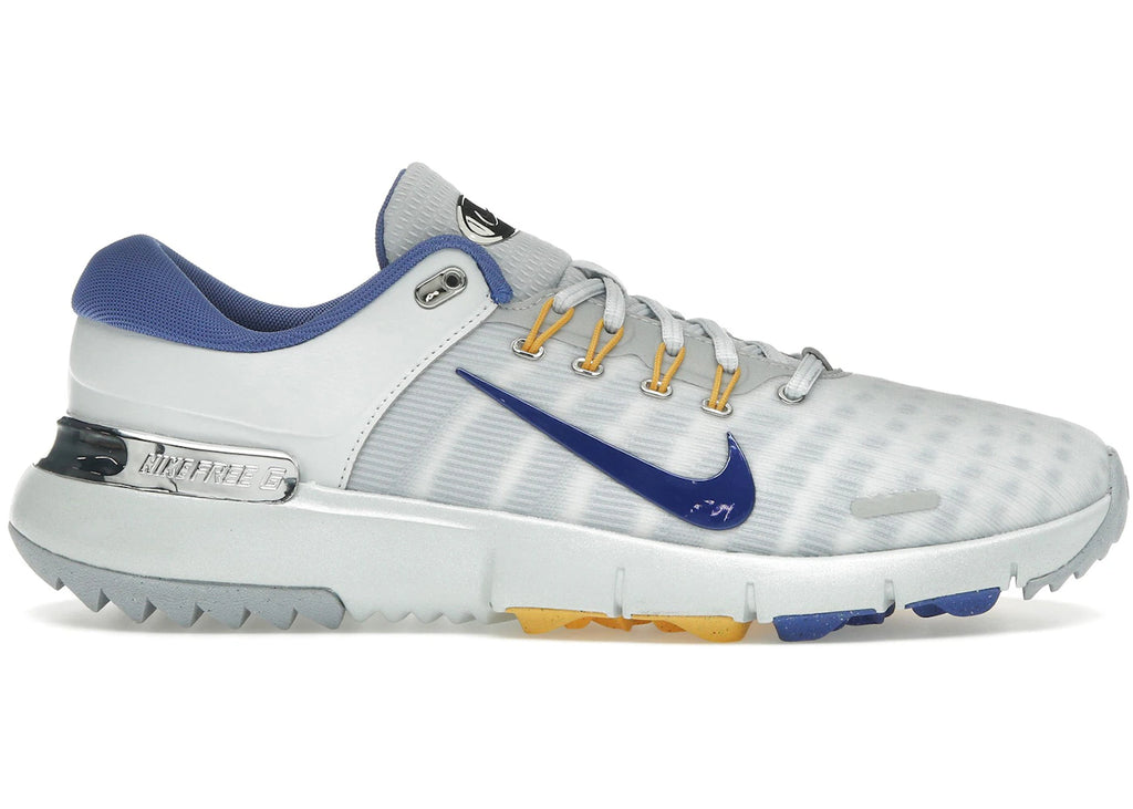 Nike Free Golf Pure Platinum University Gold Wolf Grey Astronomy Blue
