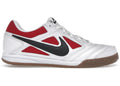 Nike Gato Blanc Rouge Gym Gomme Marron Foncé Noir