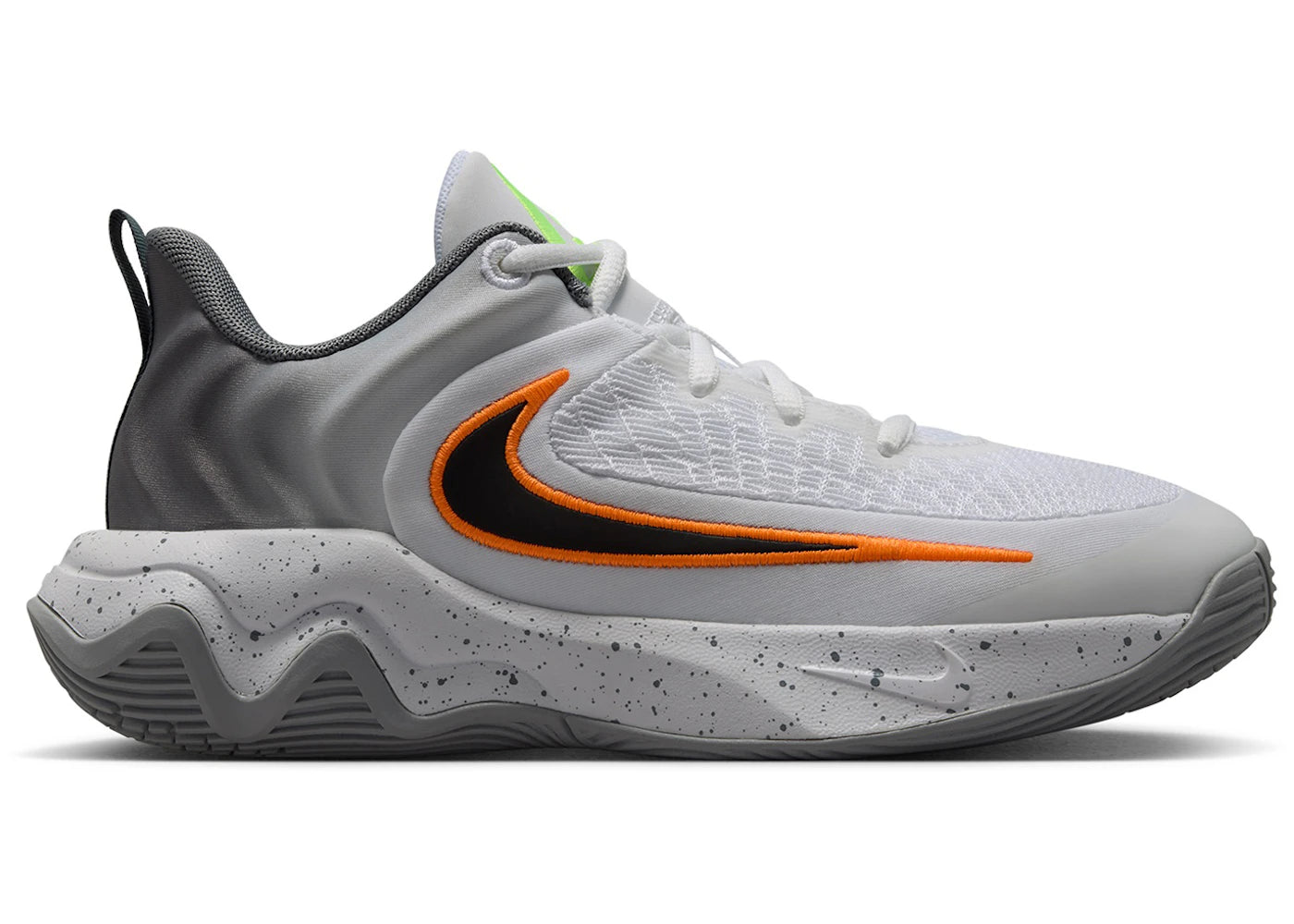 Nike Giannis Immortality 4 White Volt Wolf Grey Black